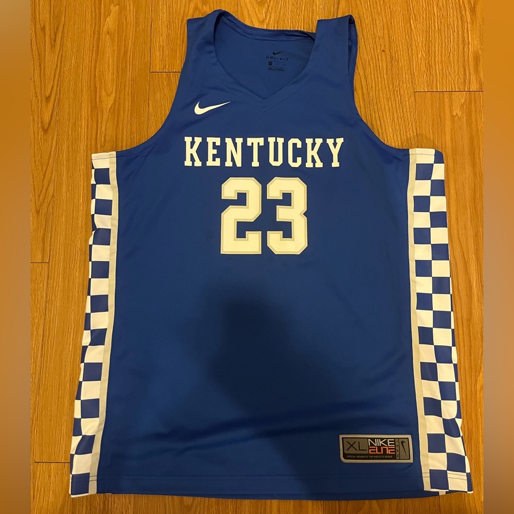 Nike dri fit Kentucky basketball jersey number 23